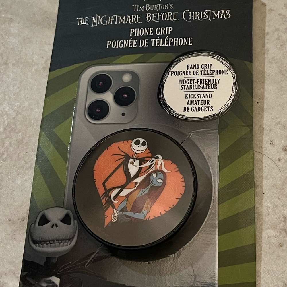 DISNEY The Nightmare Before Christmas Pop Socket cellphone grip fidget